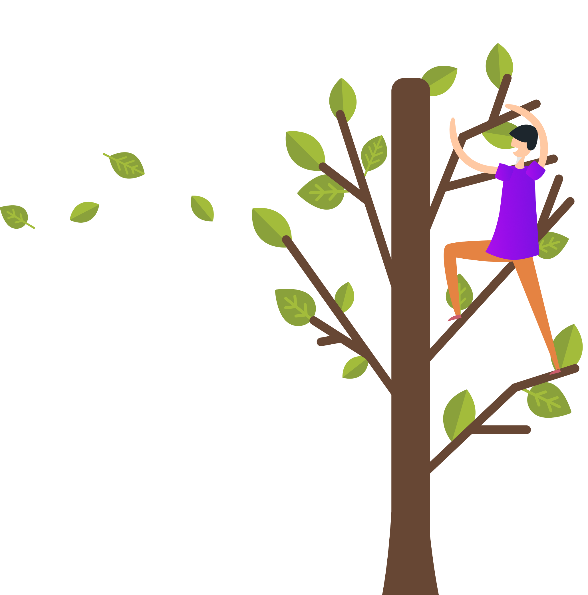 Illustration representing professional growth through the Amar Ujala redesign journey