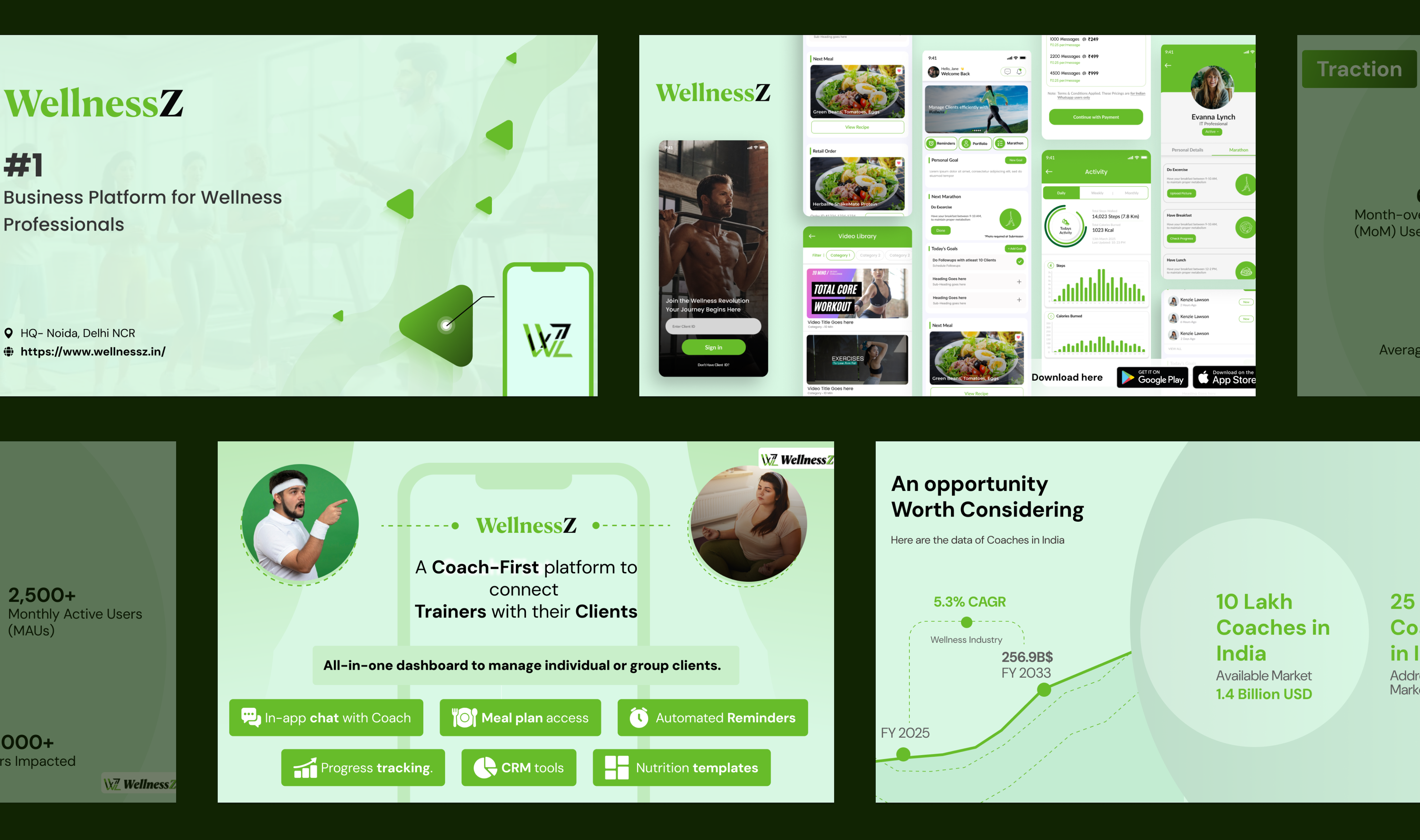 Wellness product and presentation design exploration